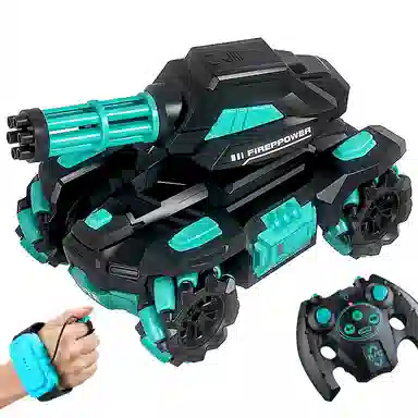 澳梦星 坦克汽车 手势感应 发射水弹 双人对战 遥控玩具