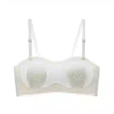 莫代尔 纯色简约抹胸吸湿排汗裸感舒适无痕轻薄透气防滑不闷汗软糯亲肤文胸 女款 组合装