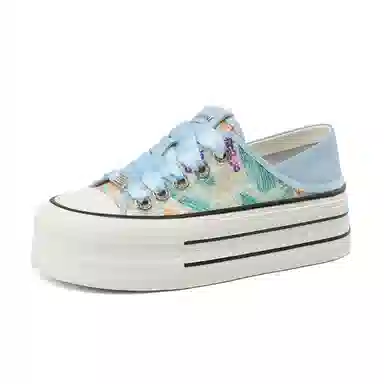 Daphne Canvas Shoes Blue