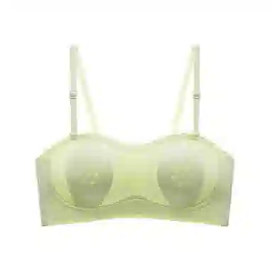 莫代尔 纯色简约抹胸吸湿排汗裸感舒适无痕轻薄透气防滑不闷汗软糯亲肤文胸 女款 组合装