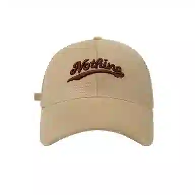 真维斯 韩版深顶宽檐字母刺绣帽子休闲百搭大头围 棉 鸭舌帽 男女同款情侣款