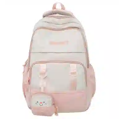 行途 大容量简约时尚大学生休闲旅行 背包双肩包 男女同款情侣款 多色 尼龙