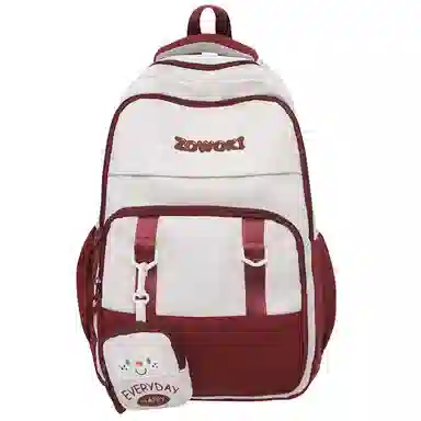 行途 大容量简约时尚大学生休闲旅行 背包双肩包 男女同款情侣款 多色 尼龙