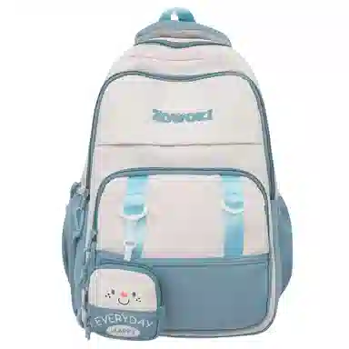 行途 大容量简约时尚大学生休闲旅行 背包双肩包 男女同款情侣款 多色 尼龙