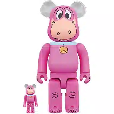 BE@RBRICK DINO Pink Dinosaur