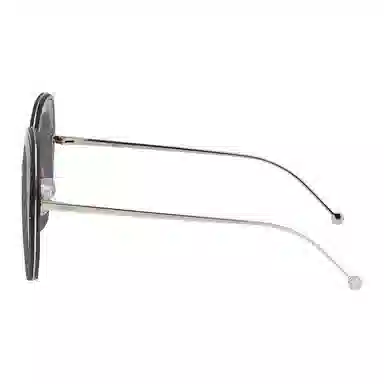 Fendi Round Metal Sunglasses Silver