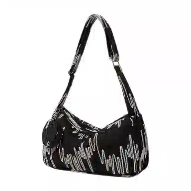 Master Canvas Rainbow Stripe Crossbody Bag