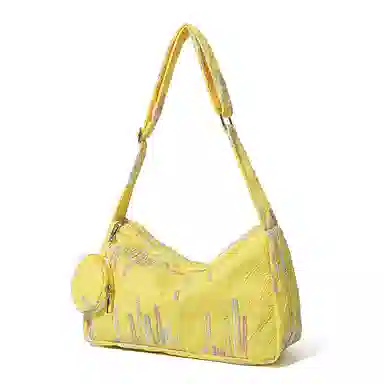 Master Canvas Rainbow Stripe Crossbody Bag