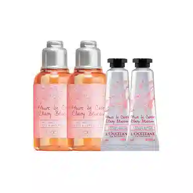 欧舒丹 甜蜜樱花系列手霜沐浴润肤小样便携 旅行装 保湿补水清洁 香氛持久留香