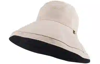 优幽兰 大帽檐显脸小渔夫帽夏天薄款防紫外线遮阳帽韩版淑女风可折叠太阳帽小众撞色沙滩帽 聚酯纤维和氨纶 防晒帽 女款