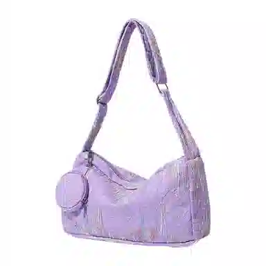 Master Canvas Rainbow Stripe Crossbody Bag