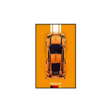 LIGHT YOUR BRICKS Porsche 911 Lamborghini Frame