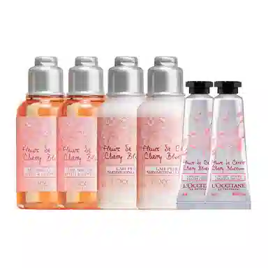 欧舒丹 甜蜜樱花系列手霜沐浴润肤小样便携 旅行装 保湿补水清洁 香氛持久留香