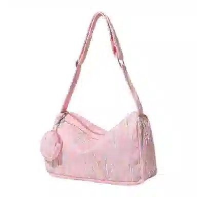 Master Canvas Rainbow Stripe Crossbody Bag