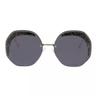 Fendi Round Metal Sunglasses Silver