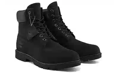 Timberland 6 Inch Black Wide