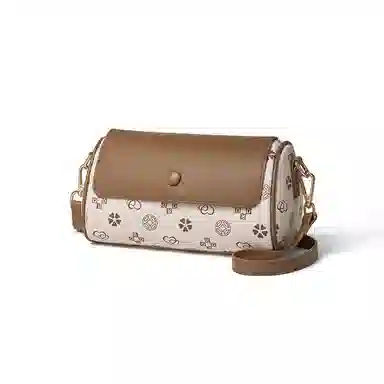 红蜻蜓 经典复古老印花高级感调节背带春夏季高级感百搭通勤 牛皮 单肩包腋下包斜挎包 常规 女款 多色