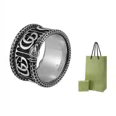Gucci Double G Snake Ring