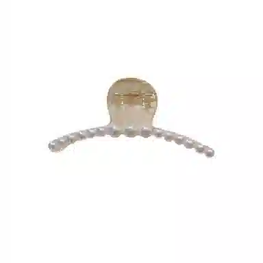 水中玉 珍珠抓夹大号发卡少女简约优雅气质夹子头饰鲨鱼夹发饰女 发夹 女款