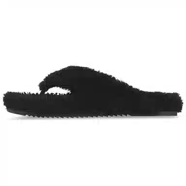 Burberry Shearling Sandals Black