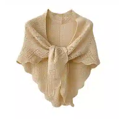 北极绒 外搭款镂空不闷热柔软亲肤 披肩 女款