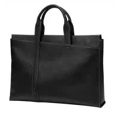 GOLF Business Leather Briefcase Large Black