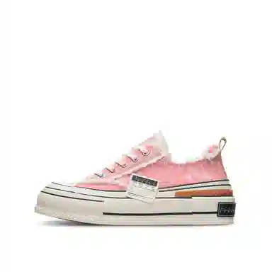 xVESSEL Low Canvas Sneakers Sakura Pink