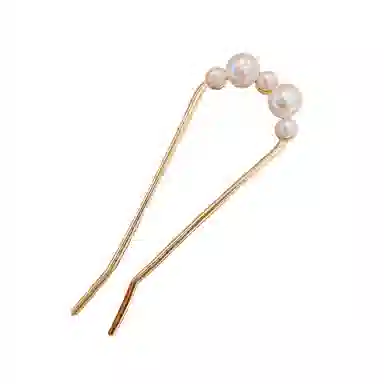 水中玉 简约现代懒人丸子头盘发神器日常簪子高级气质发钗头饰女 发簪 女款