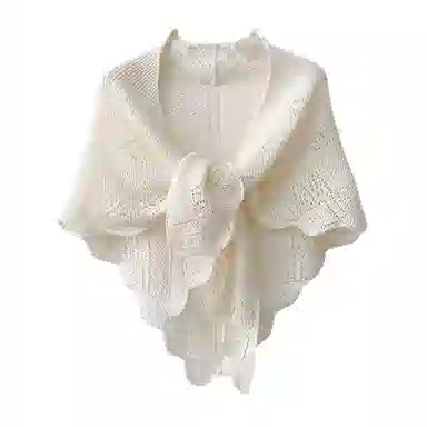 北极绒 外搭款镂空不闷热柔软亲肤 披肩 女款