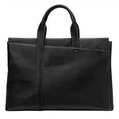 GOLF Business Leather Briefcase Large Black