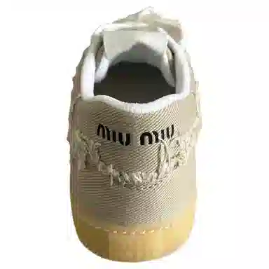 Miu Miu Brown Low-Top Sneakers