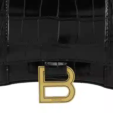 Balenciaga Hourglass Mini Black