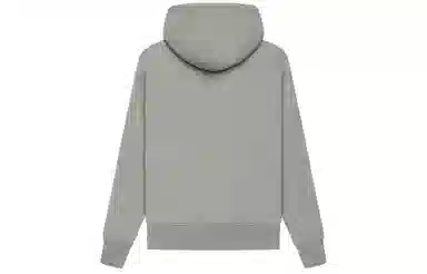 Fear of God Essentials SS21 Kids Pull-Over Hoodie Dark Heather Oatmeal Logo