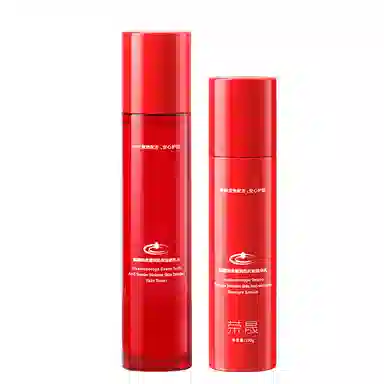 荣晟 麒麟竭柔嫩润肌保湿嫩肌水 抗皱精华乳护肤套装 滋润补水