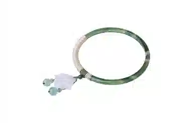 凤凰涅磐 新中式叮当镯原创古风首饰 一步一响 绿玛瑙 绿草莓晶 海藻玛瑙 手镯 女款 礼物 礼盒