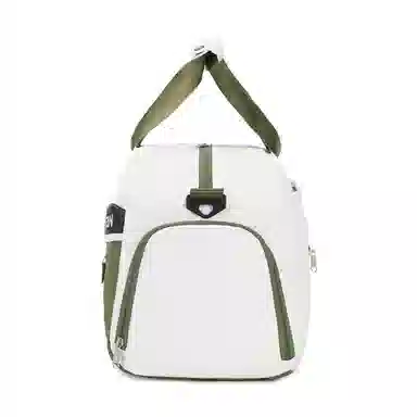 ZUOFEIFAN Fitness Bag Green/White