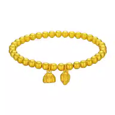 大唐国鼎 古法莲蓬 国潮新中式简约 小众设计高级感 通勤日常简约百搭  合金 手镯 女款