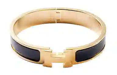 Hermes Clic H Black Gold