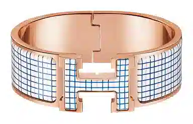 HERMES Clic Clac H Tartan