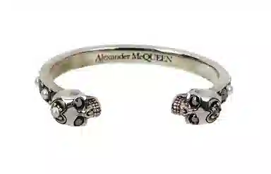 Alexander McQueen Twin Skull Bracelet