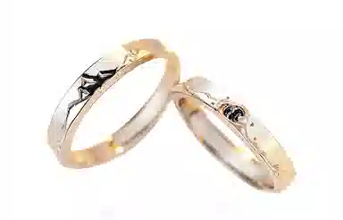 Van Gogh Adjustable Couple Rings