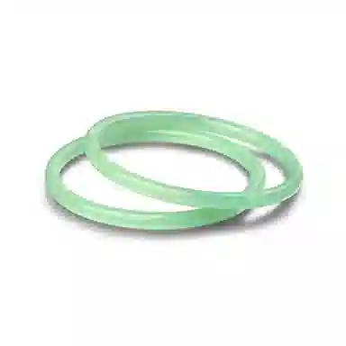 中兆珠宝 冰透叮当系列 新中式国风国潮设计 白月光清冷感手饰 琉璃 玉石手镯 女款