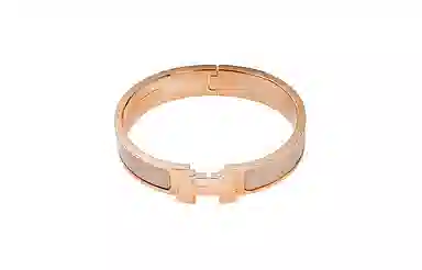 Hermes Clic H Rose Gold Bracelet