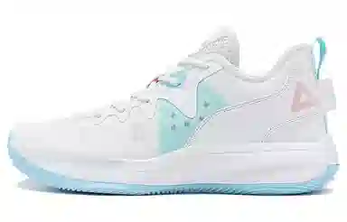 匹克 岚影 减震防滑耐磨 低帮 篮球鞋 大白