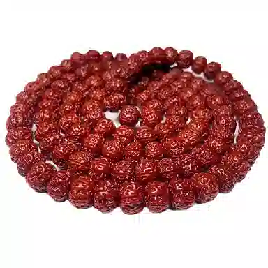 絮物 国潮机刷包浆玉化树王精品饱满原籽佛珠手持盘玩念珠 金刚菩提 手串 男女同款情侣款