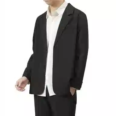 美式潮牌美拉德风学院风设计纯色百搭时尚潮流宽松单排扣长袖开衫西装 男女同款