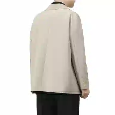 美式潮牌美拉德风学院风设计纯色百搭时尚潮流宽松单排扣长袖开衫西装 男女同款