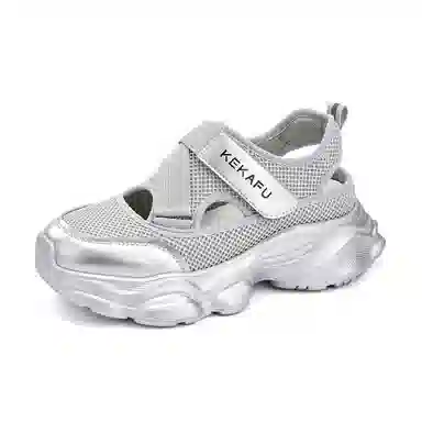 珂卡芙 牛皮革 时尚简约运动百搭镂空舒适 沙滩凉鞋 女款