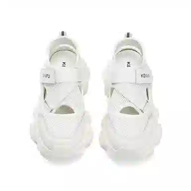 珂卡芙 牛皮革 时尚简约运动百搭镂空舒适 沙滩凉鞋 女款