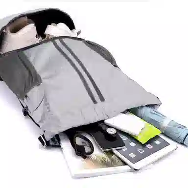 维多利亚旅行者 篮球包大容量收纳抽绳 双肩包 男女 干湿分离束口袋健身包  多色